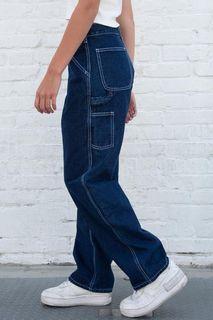 brandy melville light wash talia jeans 