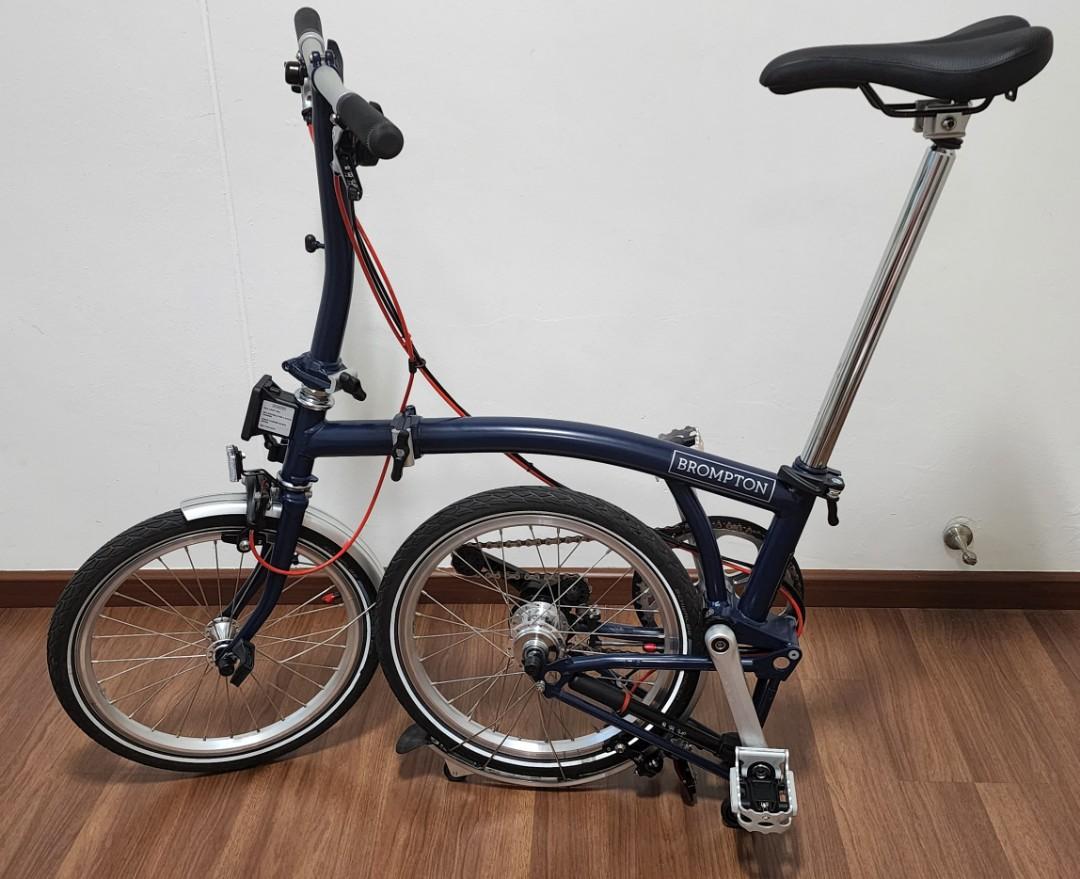 Brompton S6L Tempest Blue (2021), Sports Equipment, Bicycles