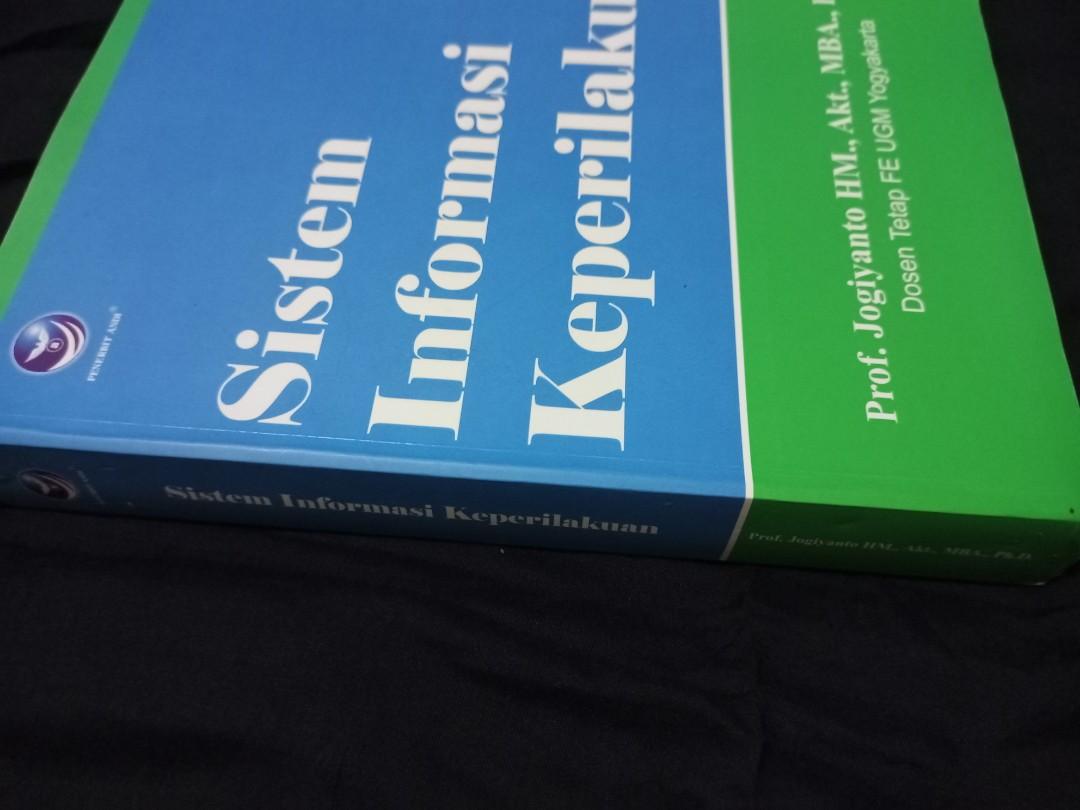 Buku jogiyanto, sistem informasi keperilakuan, Buku & Alat Tulis, Buku