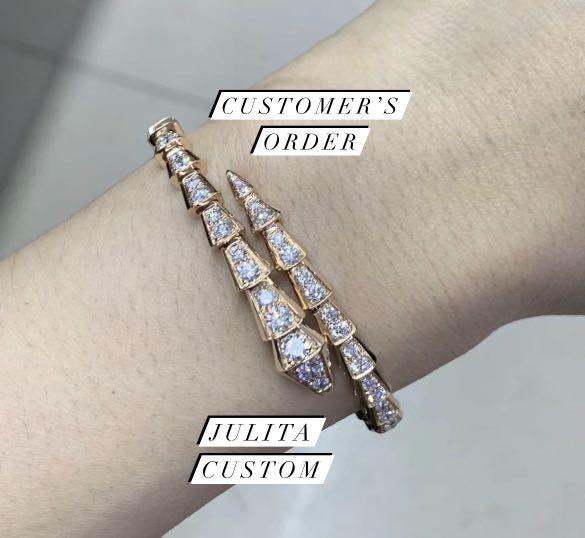 Bvlgari serpenti viper bracelet , Women's Fashion, Jewelry & Organisers,  Bracelets on Carousell