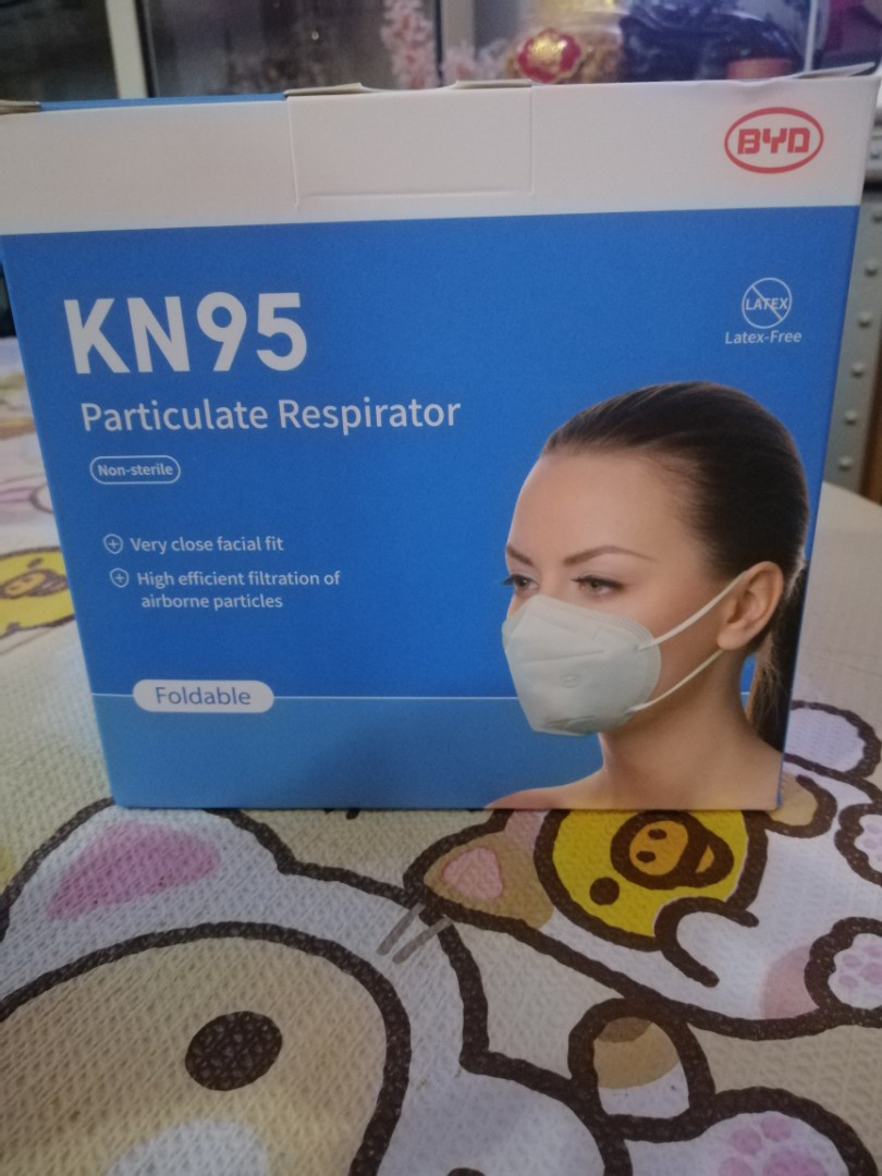 BYD KN95, Health & Nutrition, Face Masks & Face Shields on Carousell