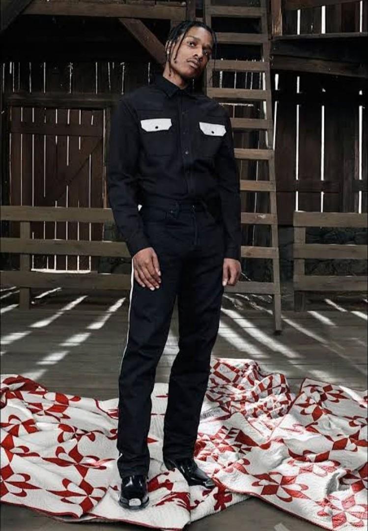 CALVIN KLEIN RAF SIMONS S S18 SIDE TAPED JEANS