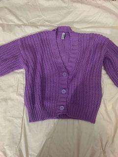 Cardigan Lilac