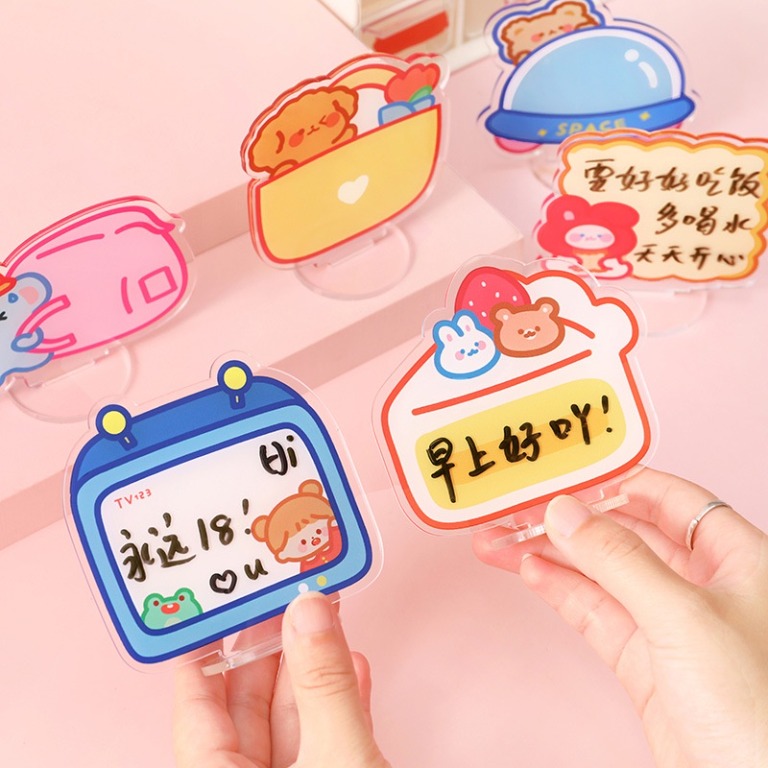 Cartoon Message Board Student Double-sided Mini Wordpad Desktop Memo ...