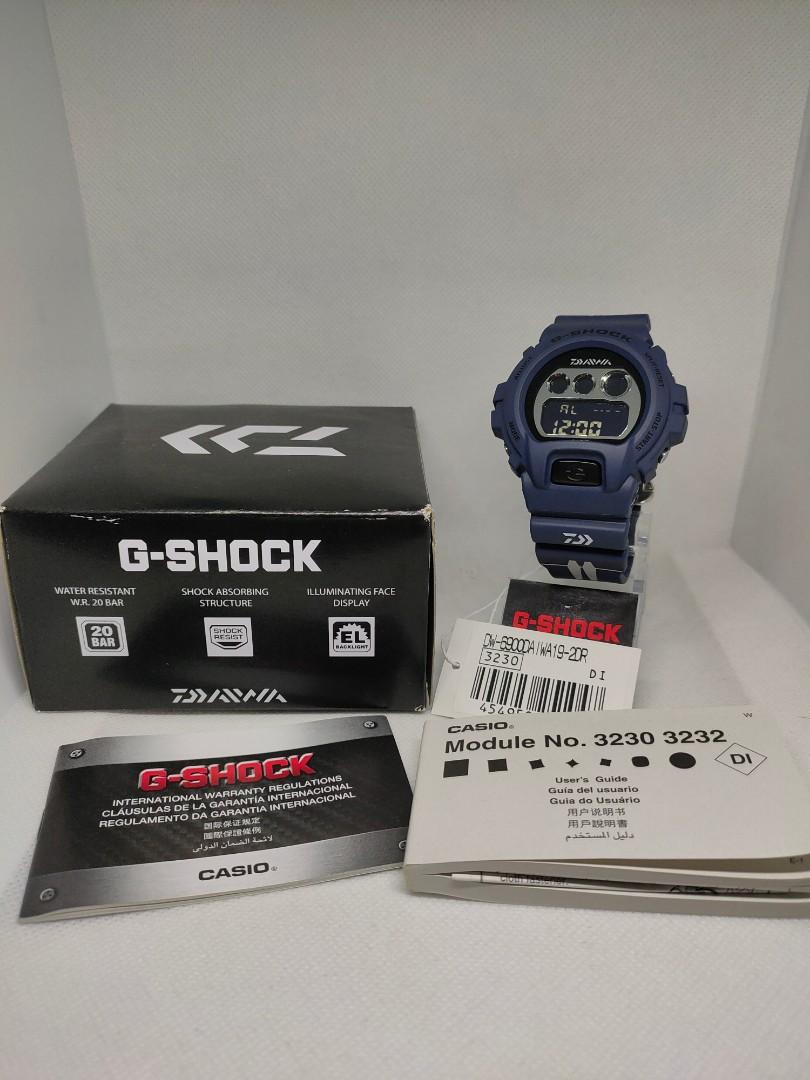 Casio G Shock DW6900 Daiwa Collaboration Rare Deadstock dw6900