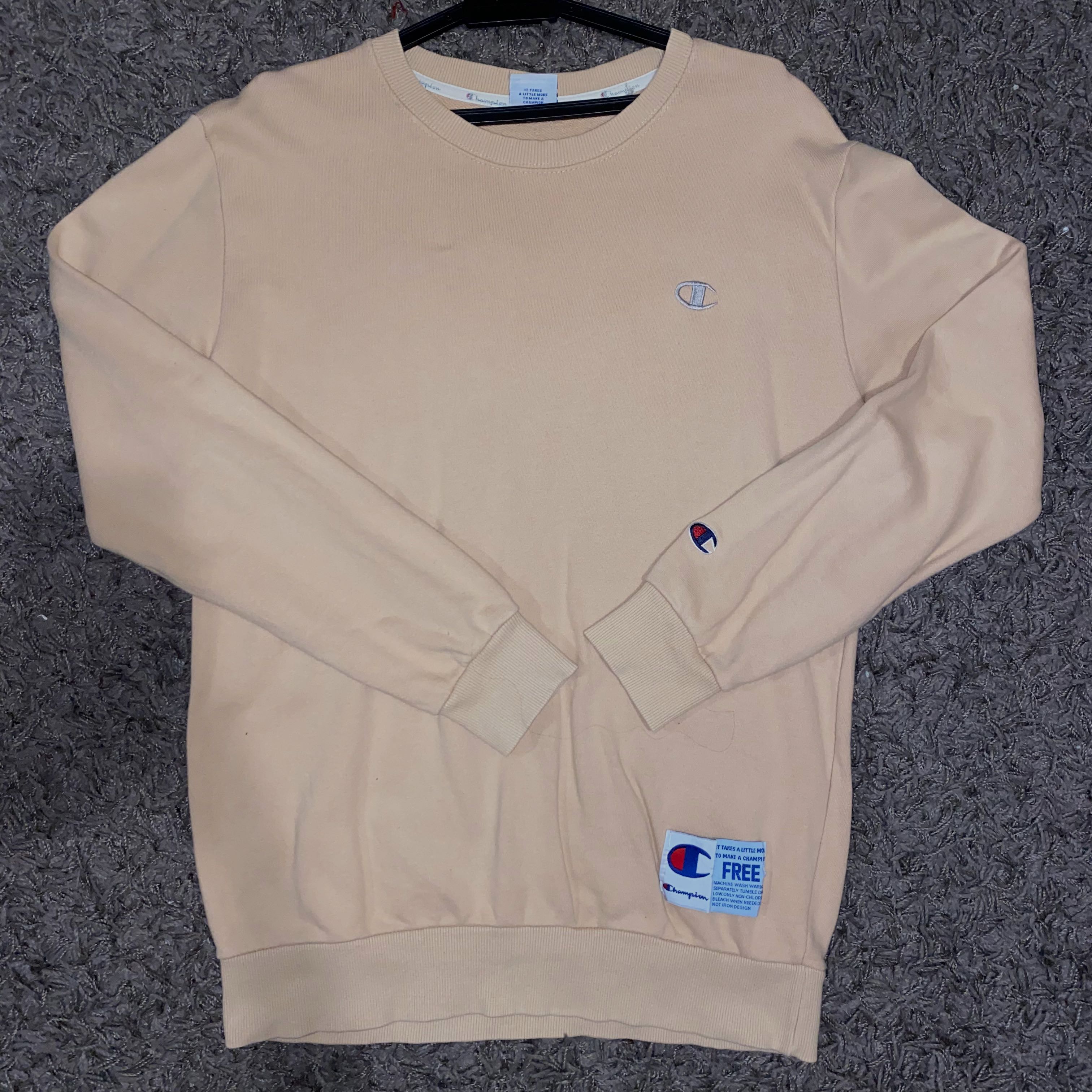 nude champion sweater