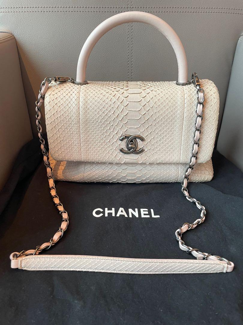 タイムセール!】 【未使用】ch!iii Micro Vanity Python Leather 再入荷品 Micro Vanity Python Leather 新品未使用 ポーチ/バニティ