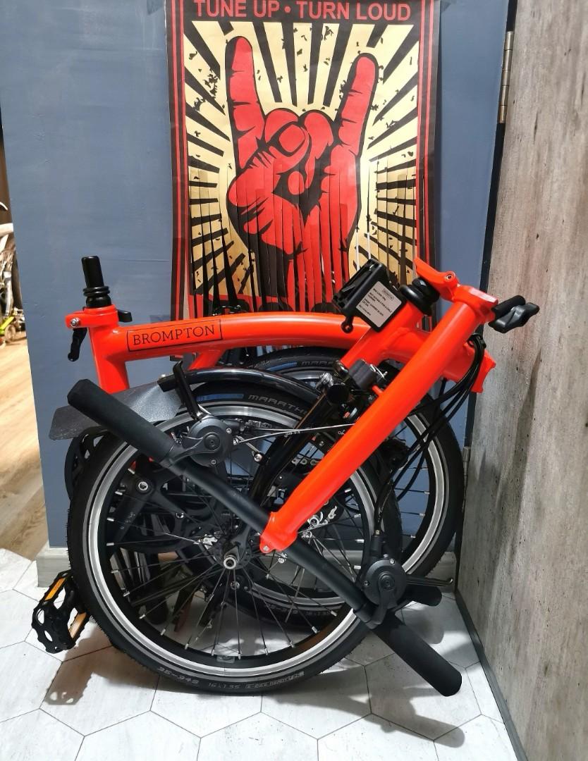 Brompton Folding Brompton M6l Rocket Red SUPERLIGHT CHEAPER THAN