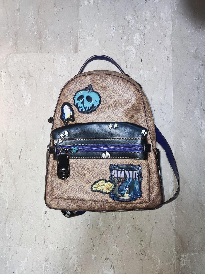 Coach backpack snow white sale