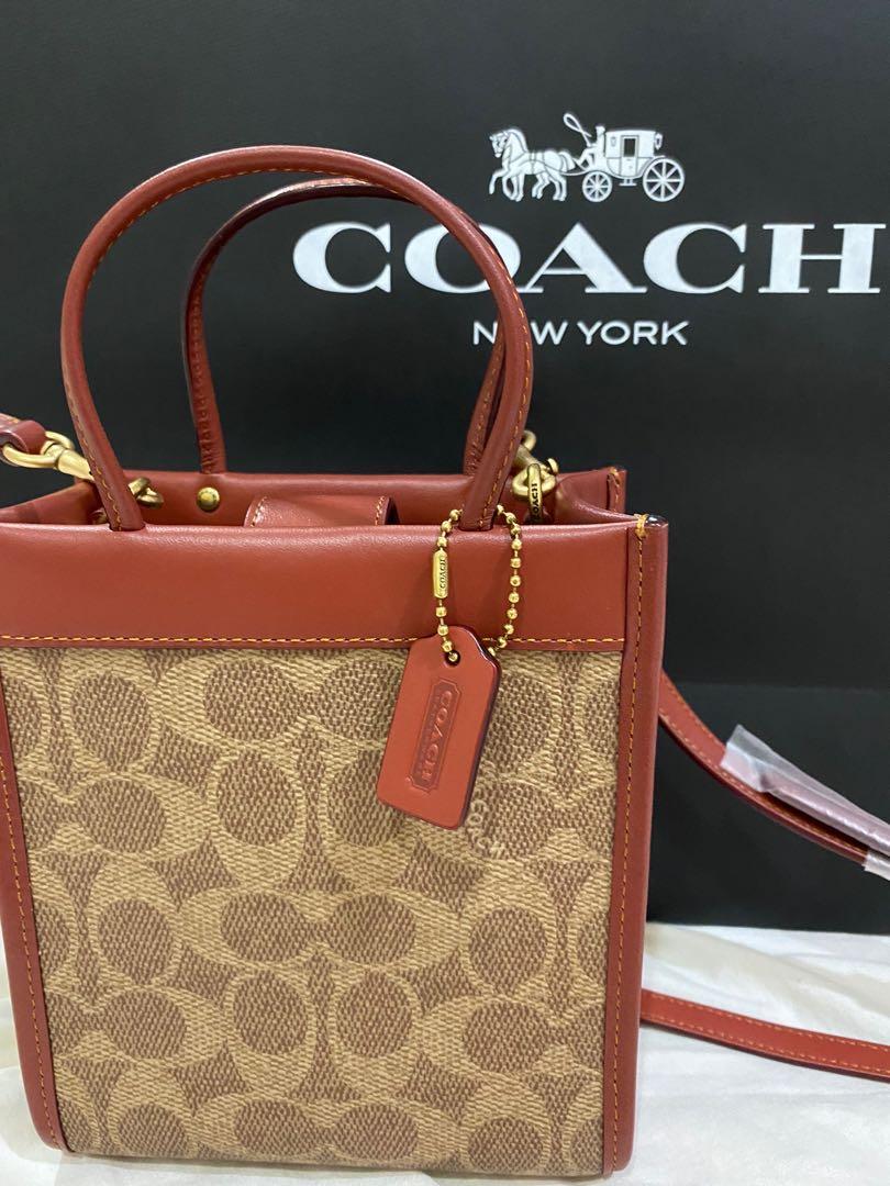 Coach mini tote sling bag, Luxury, Bags & Wallets on Carousell
