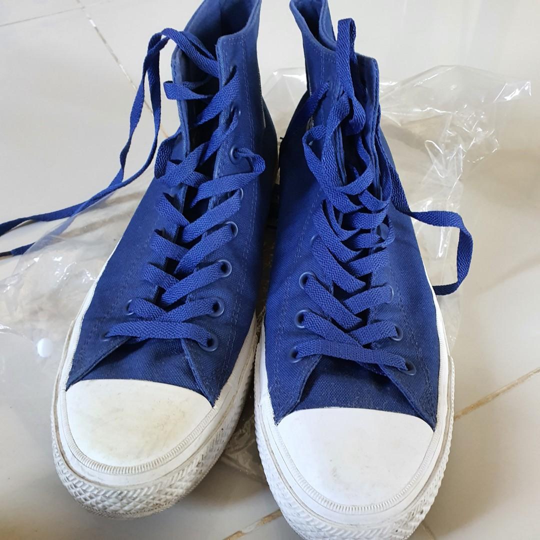 Converse Lunarlon Blue Shoe Men s Fashion Footwear Sneakers on