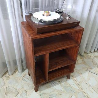 Custom Shelf for Turntable Vinyl Record Plaka Table Shelves Rack Crate Cabinet Wood Amplifier