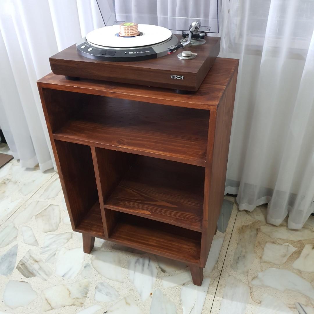 Custom Shelf for Turntable Vinyl Record Plaka Table Shelves Rack Crate