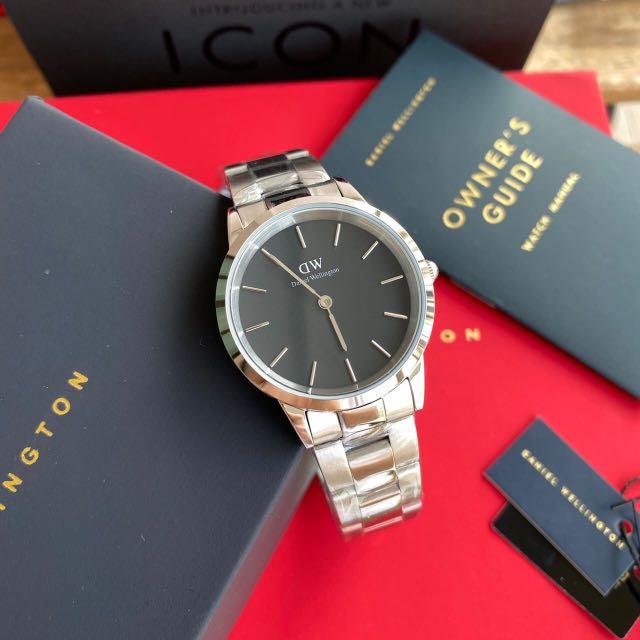 Dw iconic sales link silver