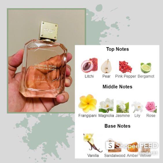Michael kors sale sparkling blush notes