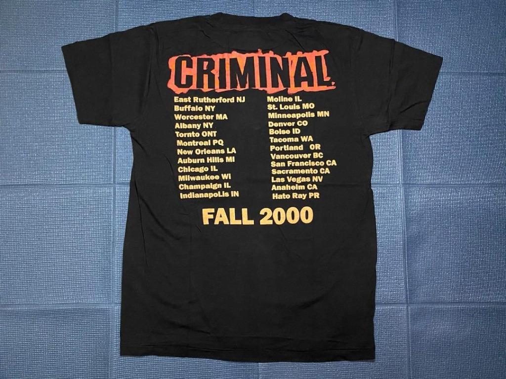 Eminem Criminal Fall 2000 Tour T-shirt, Eminem t shirt, hip hop t