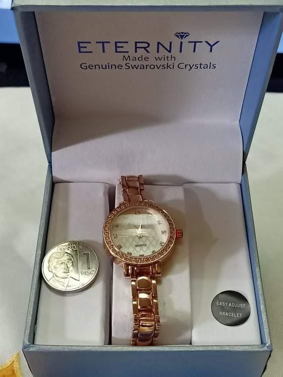 Eternity stone watch Women s Fashion Watches Accessories