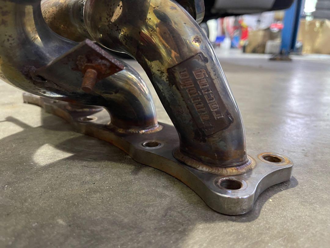 Evo x exhaust manifold, Car Accessories, Accessories on Carousell
