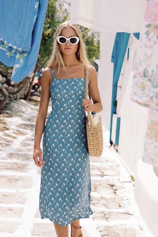 Faithfull the Brand Katergo Midi Dress in XS