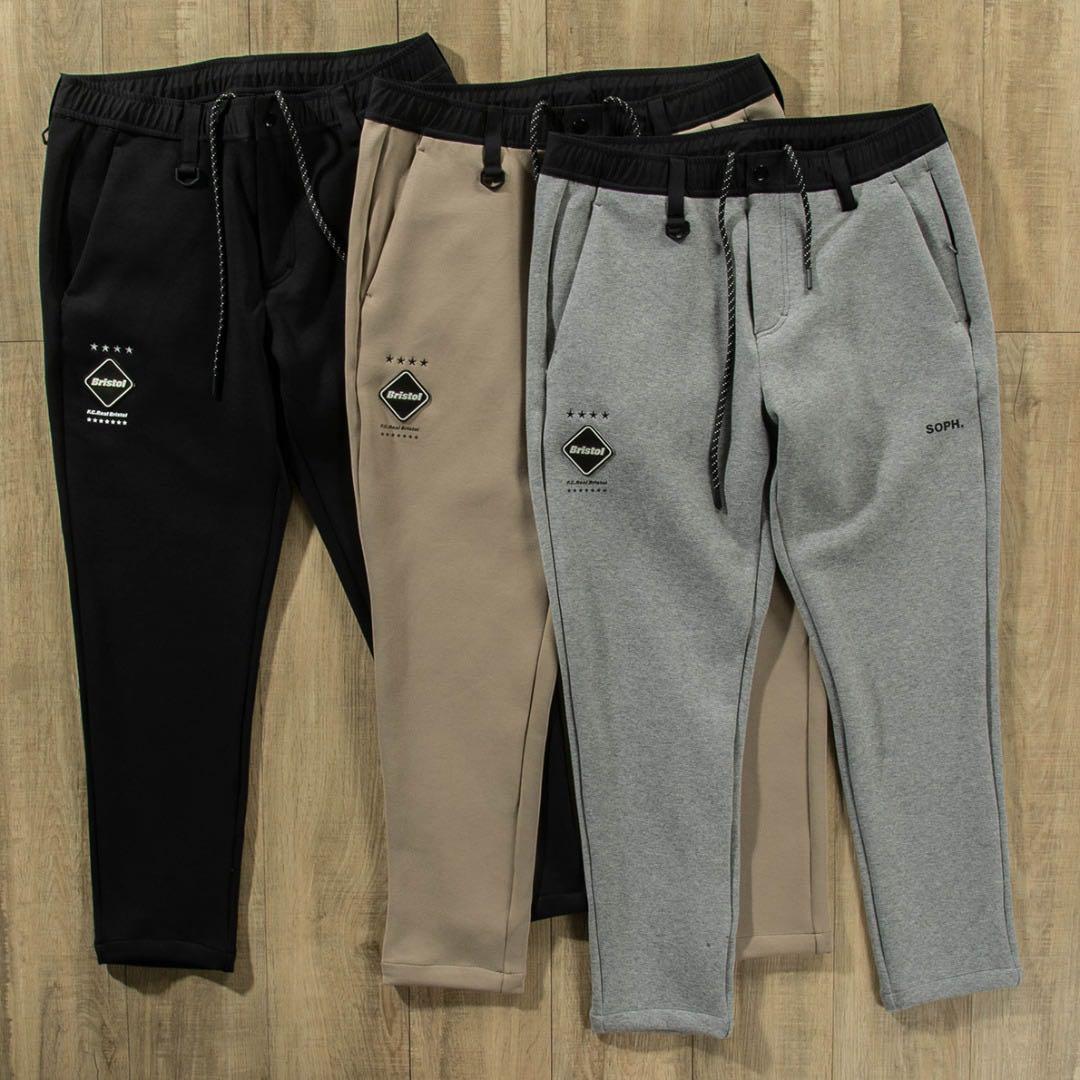 全新F.C Real Bristol TECH SWEAT FLAT HEM PANT, 男裝, 褲&半截裙
