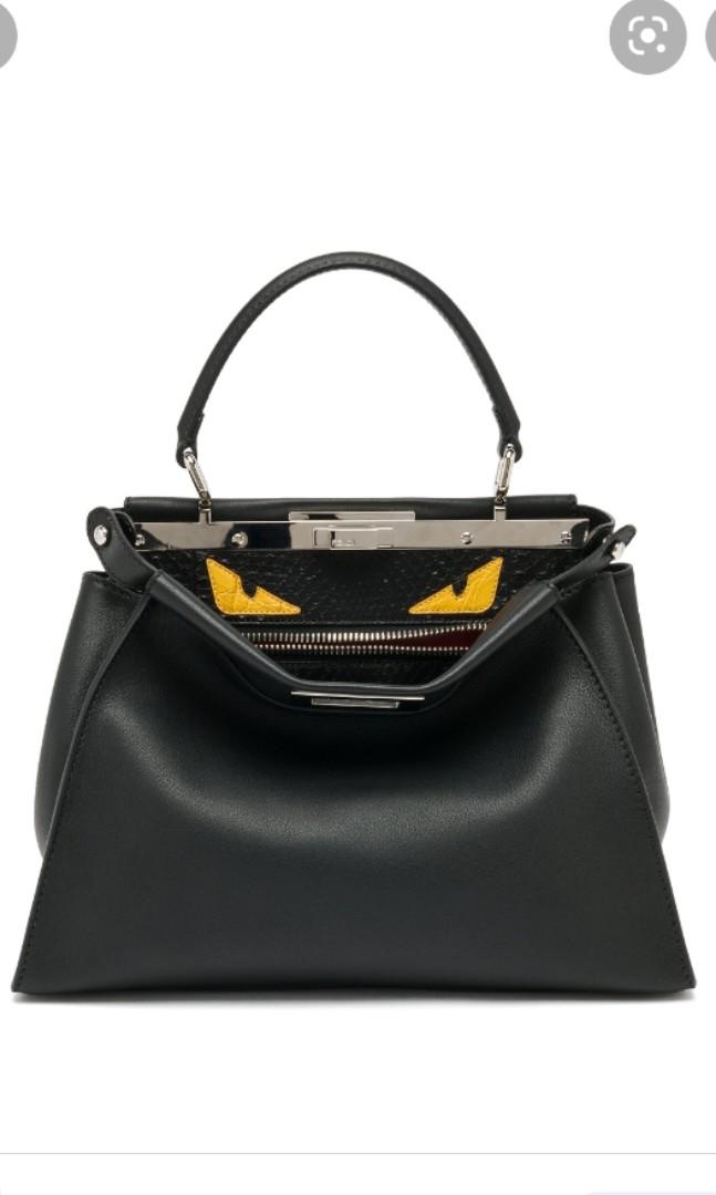 Black fendi peekaboo Clearance