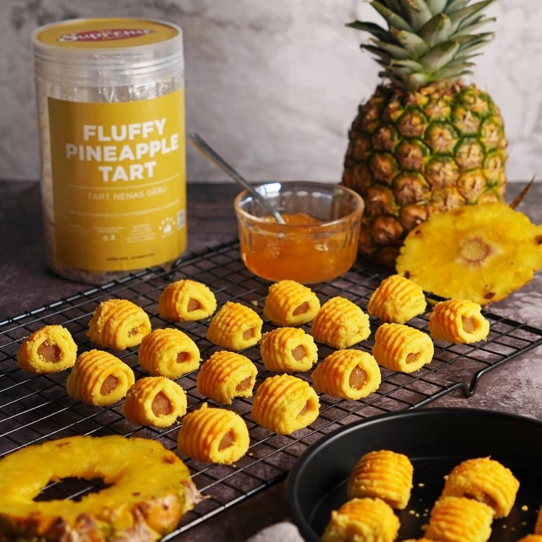 Fluffy Pineapple Tart, Food & Drinks, Homemade Bakes on Carousell