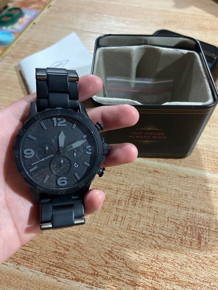 Fossil Nate Chronograph, Men's Fashion 