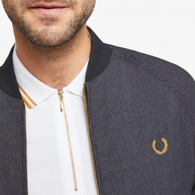 Miles Kane Fred Perry Overcoat Fred Perry X Miles Kane Houndstooth