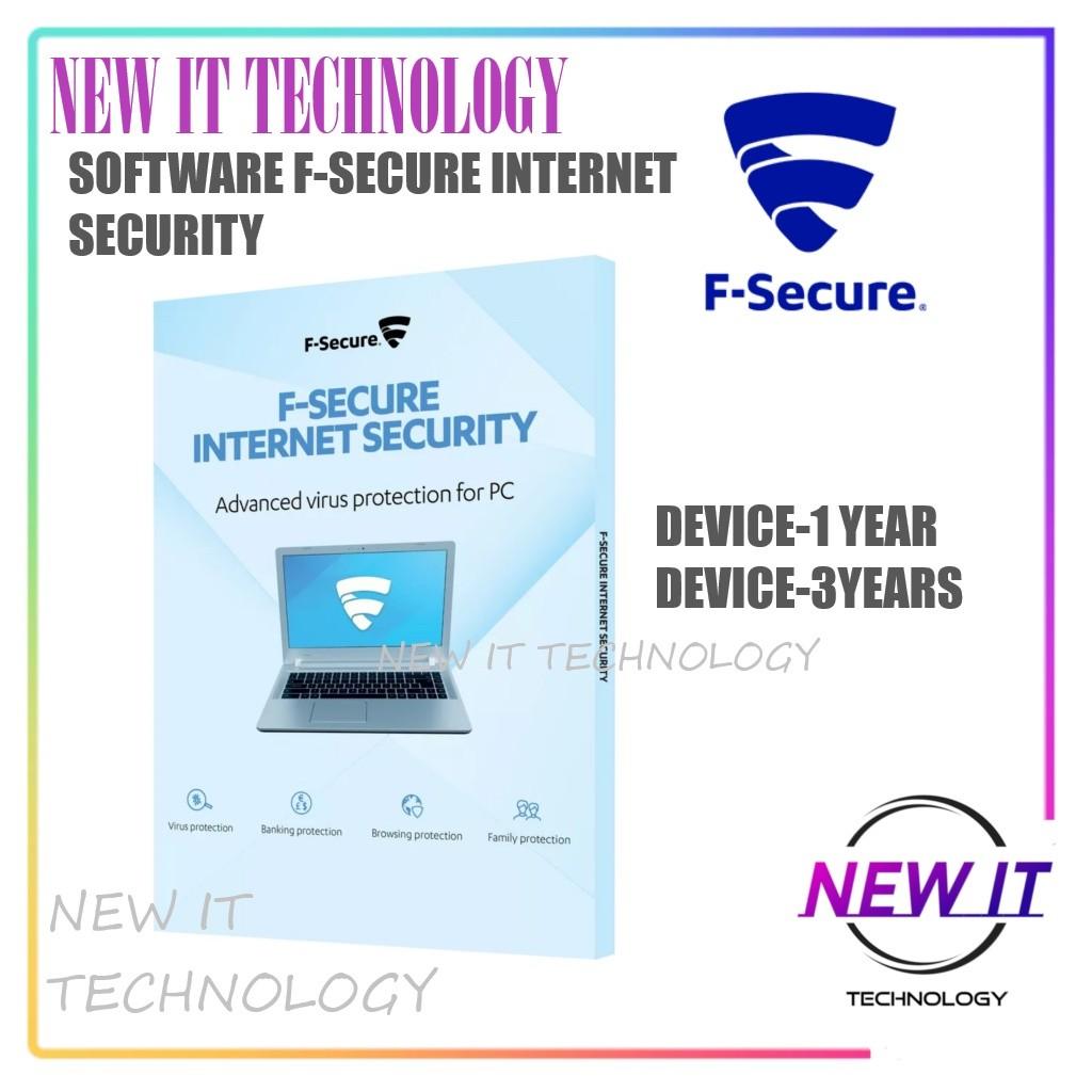 F-Secure Antivirus -Internet Security 2021- For Windows PC ...