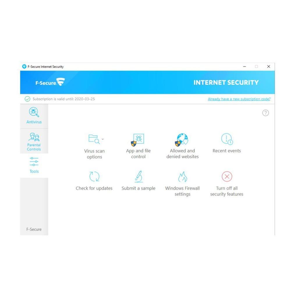 F-Secure Antivirus -Internet Security 2021- For Windows PC ...