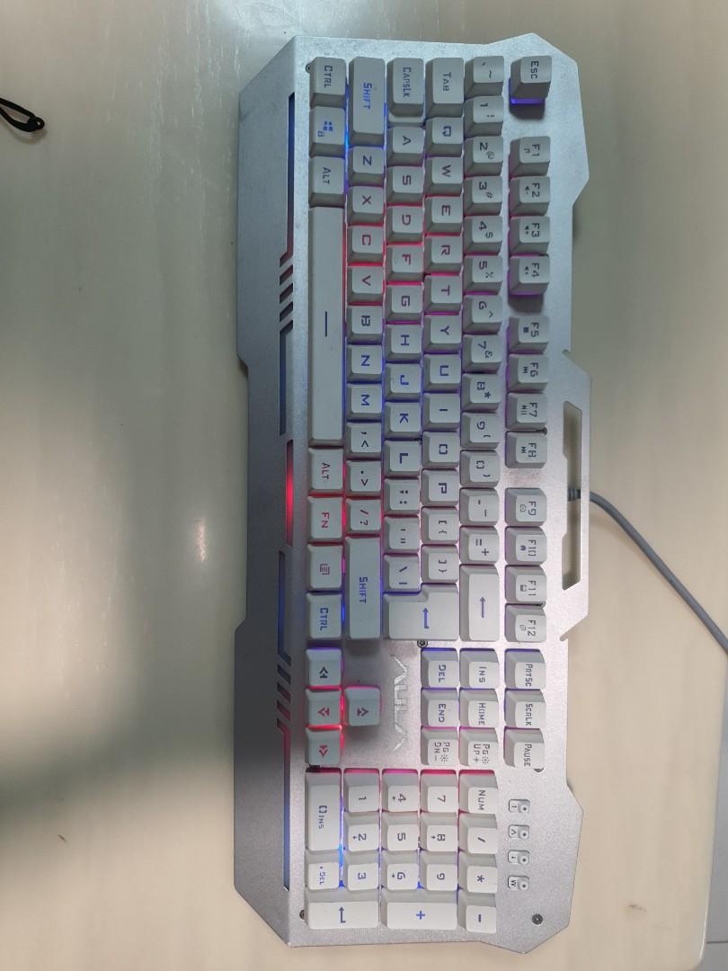 Gaming keyboard with rainbow led back light, Computers & Tech, Parts ...