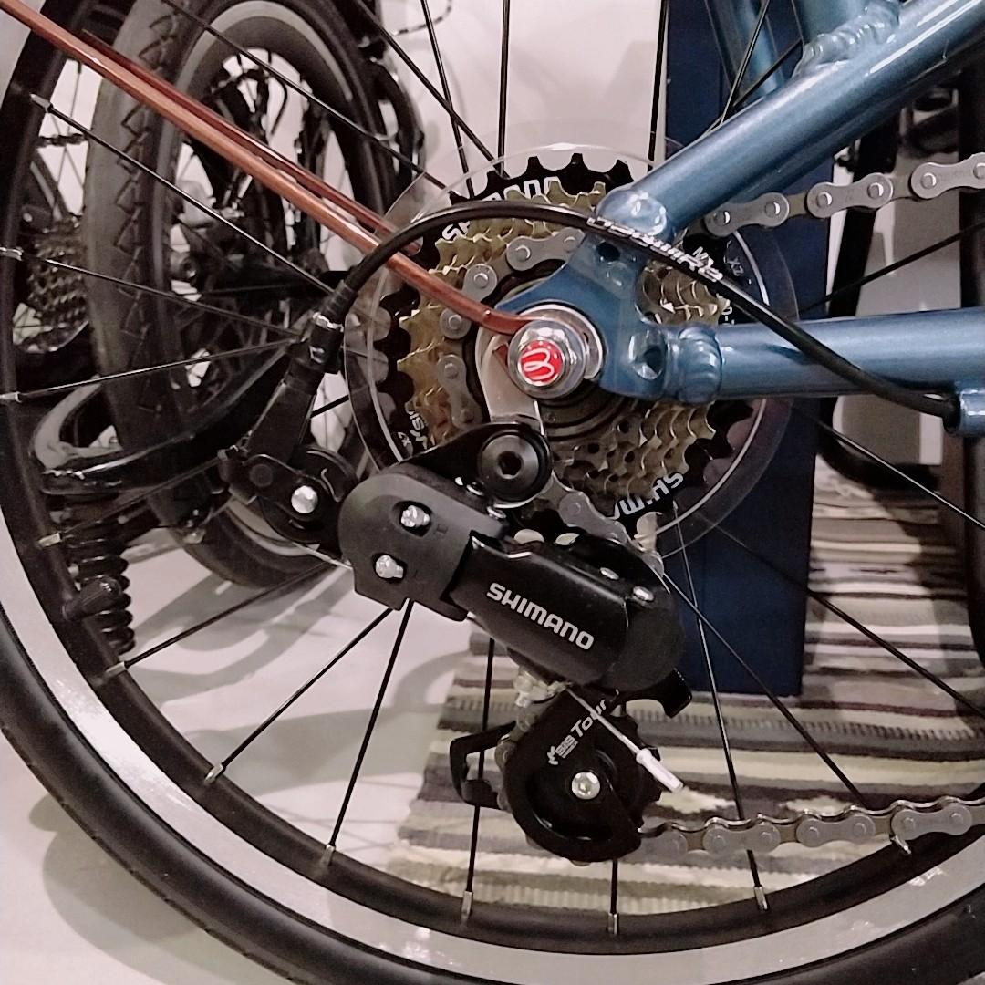 Giant Momentum iNeed Espresso Minivelo 20 inch 406 7speed Tourney City Bike, Sports Equipment