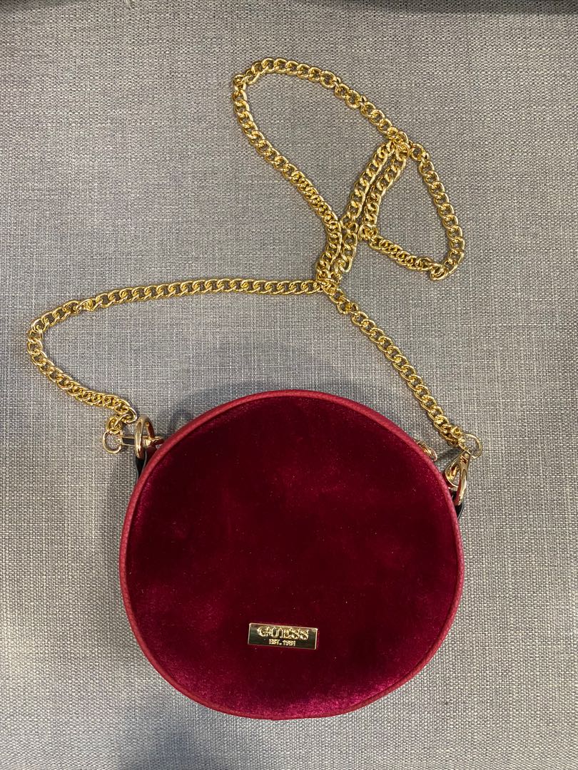 Guess Crossbody Circle Sling Bag, Women's Fashion, Bags & Wallets