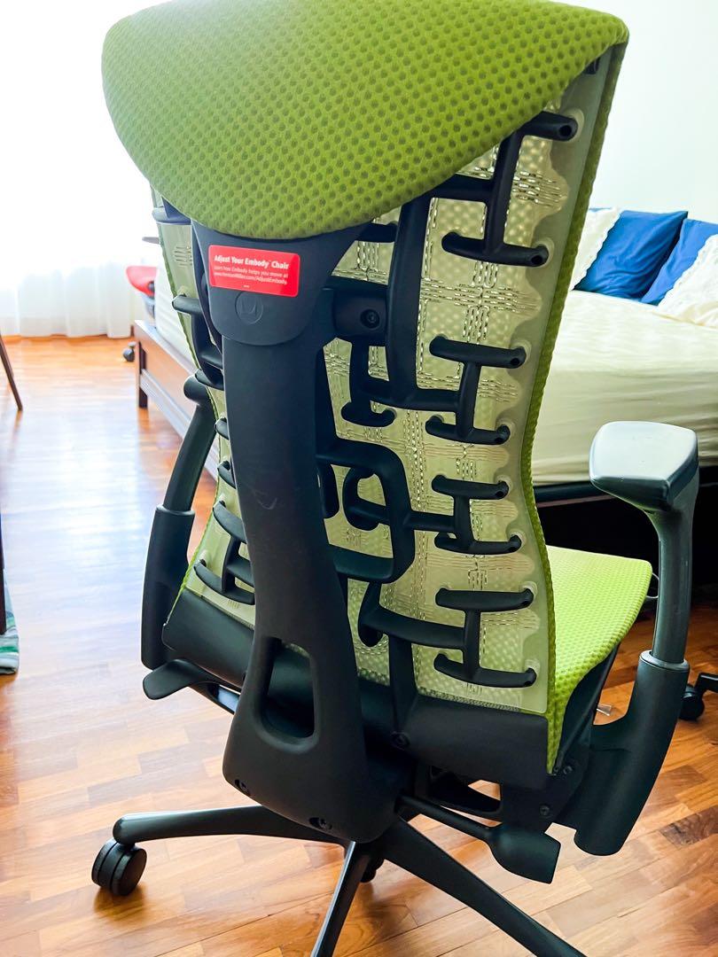 Herman Miller Embody Chair Green