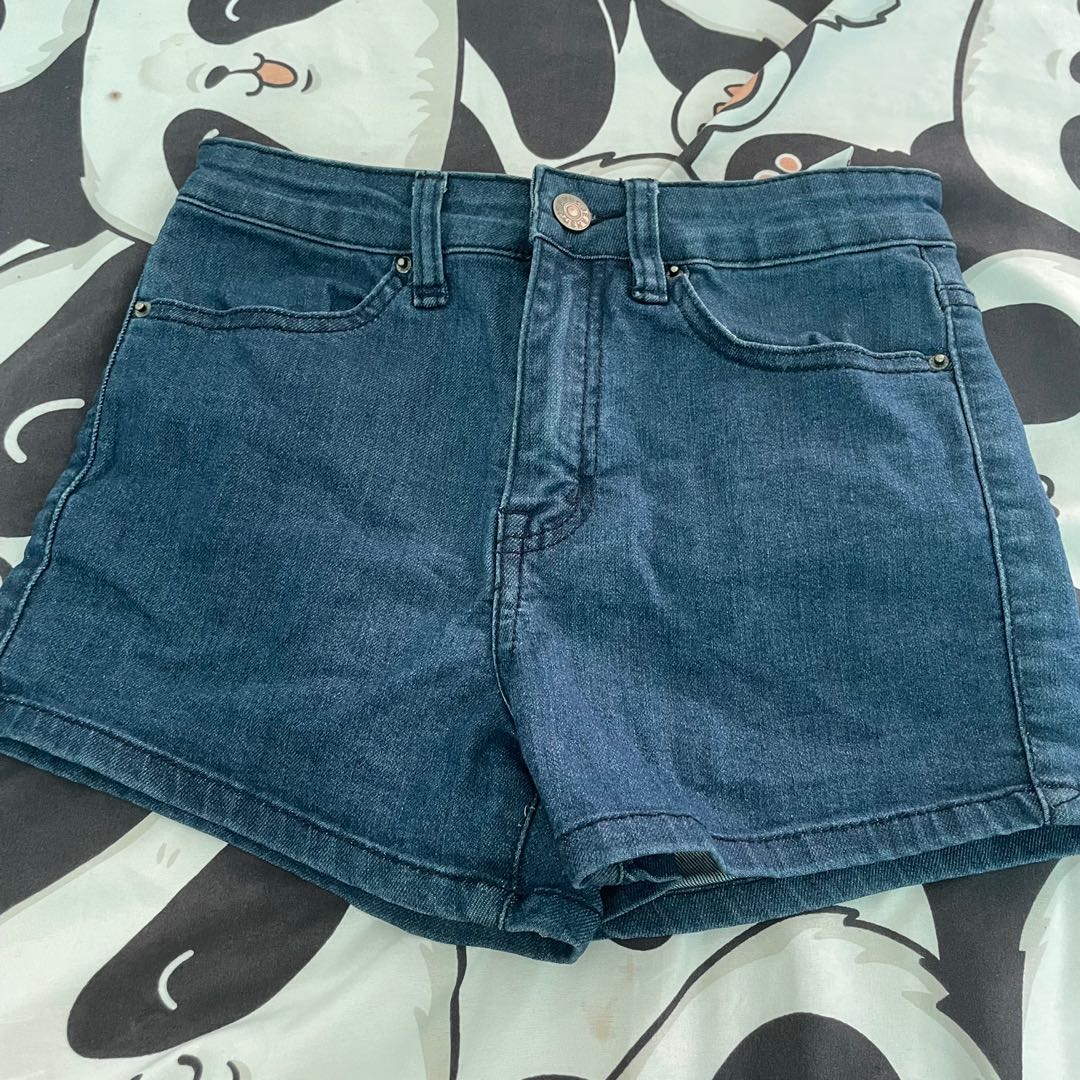 high waisted jean short