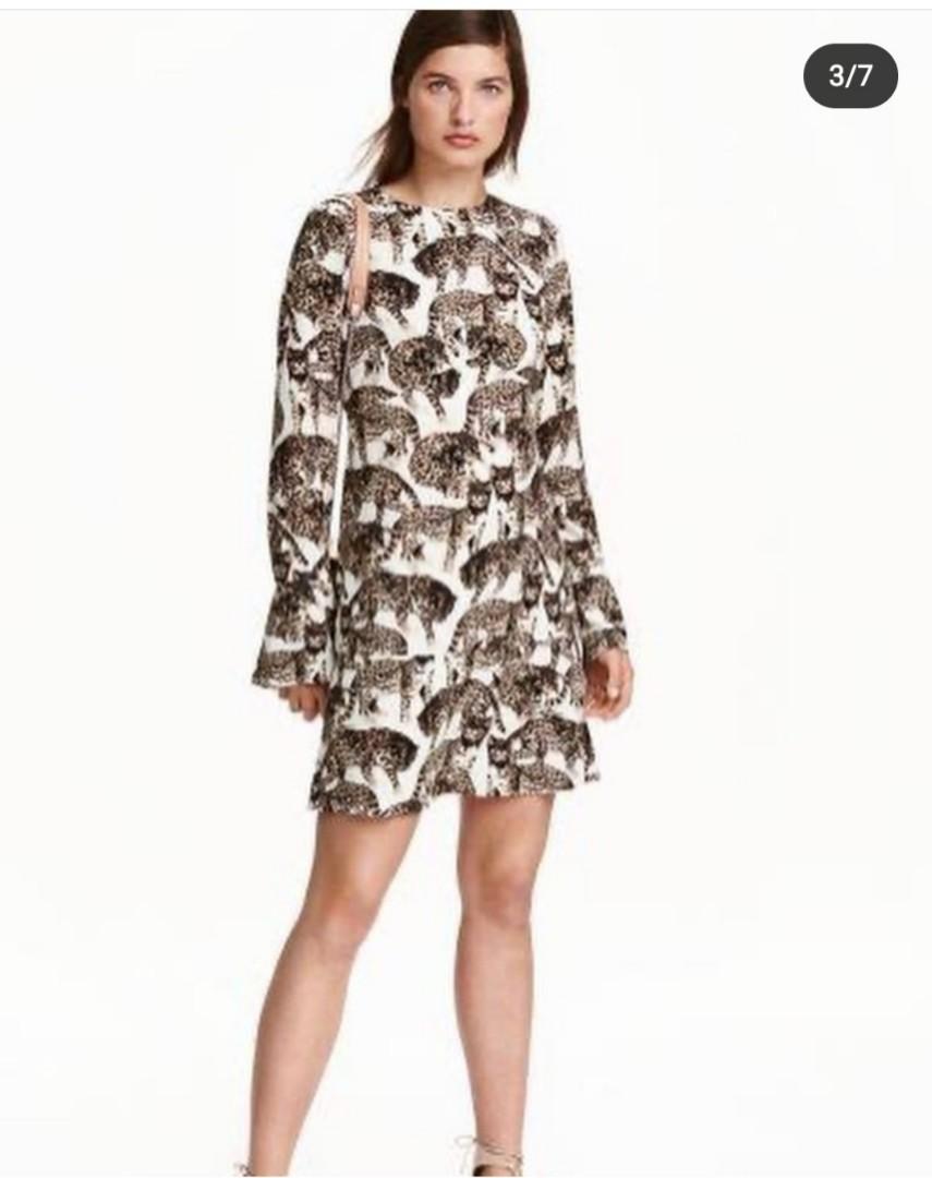 H M tiger dress Fesyen Wanita Pakaian Wanita Gaun Rok di