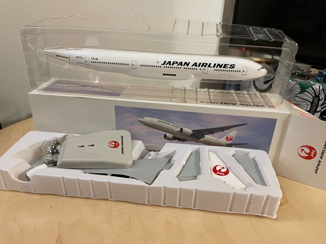 Hogan 1:200 日本航空JAL japan airlines B777-200 模型飛機模型, 興趣 