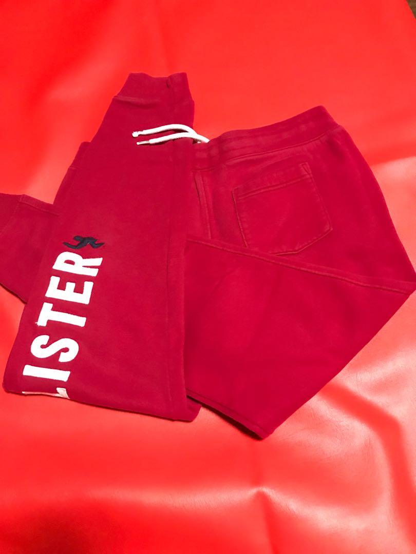 Hollister, Pants & Jumpsuits, 200s Red Hollister Sweatpants