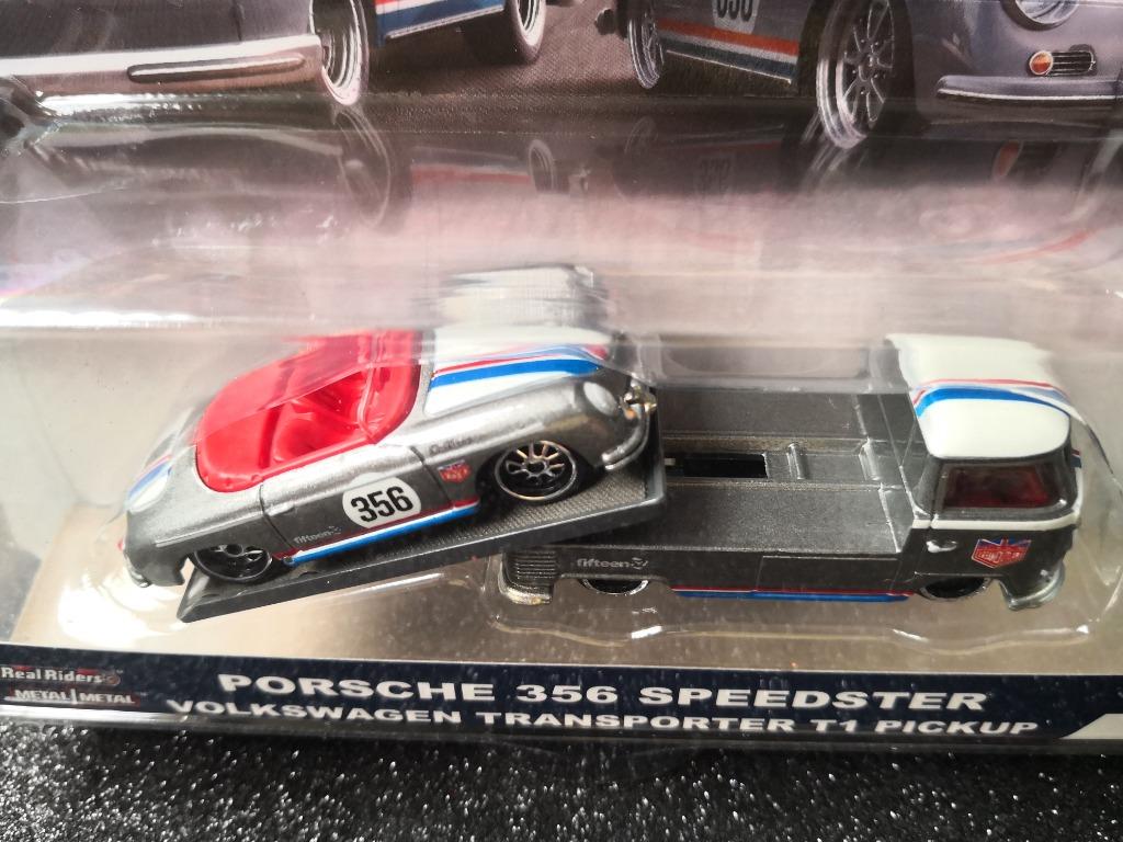 Hot Wheels Porsche 356 Speedster Volkswagen Transporter T1 Pickup Team Transport Car Culture on Carousell