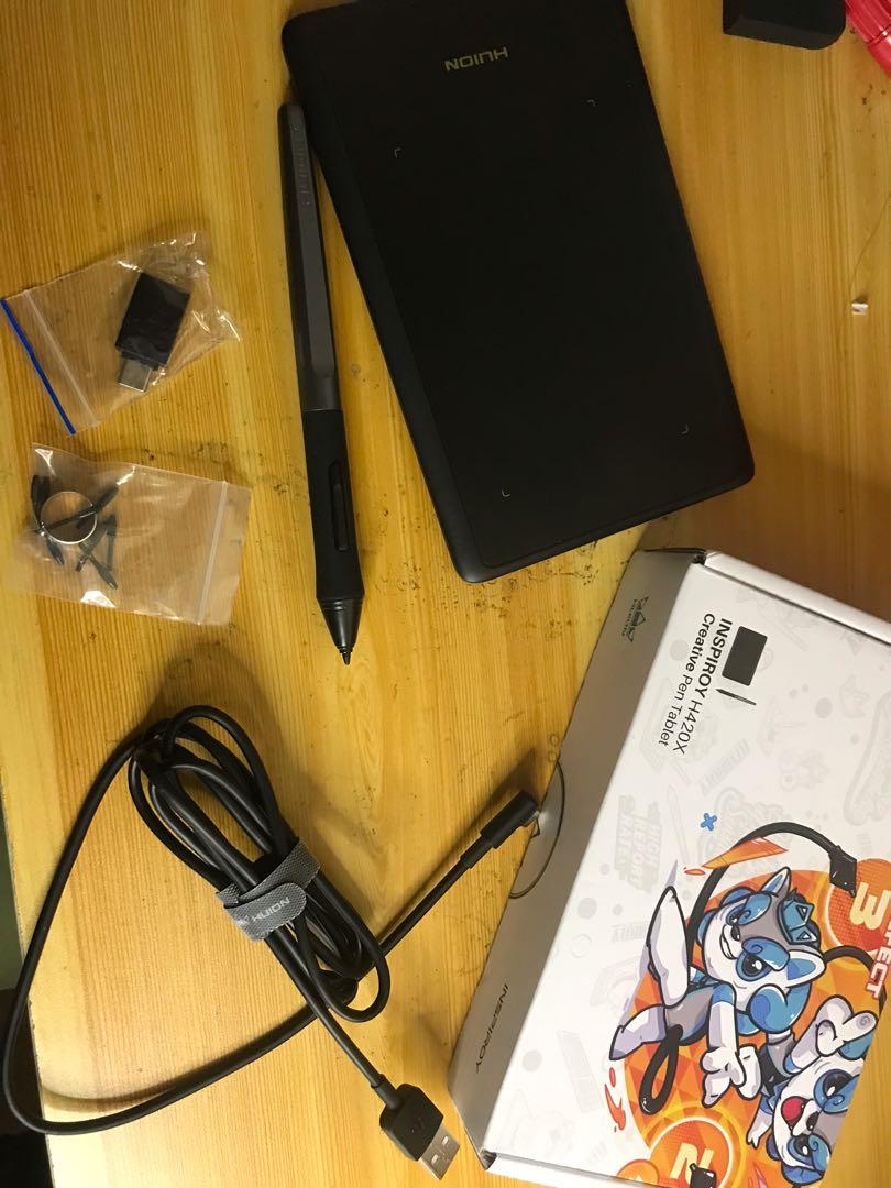 HUION INSPIROY H420X (Creative pen Tablet), Computers & Tech, Office ...