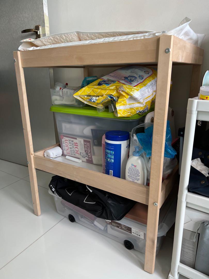 IKEA Baby Diapers Changing Station Table, Babies & Kids, Baby Nursery