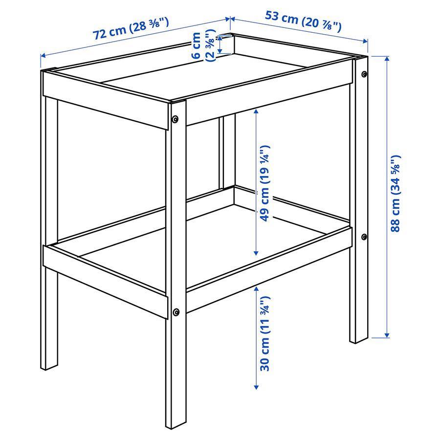 IKEA Baby Diapers Changing Station Table, Babies & Kids, Baby Nursery