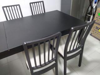 IKEA Norden Dining table and 2 chairs, Furniture & Home Living