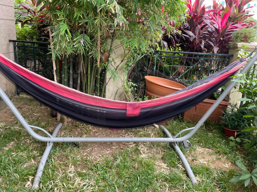 IKEA hammock stand, Furniture & Home Living, Outdoor Furniture on Carousell