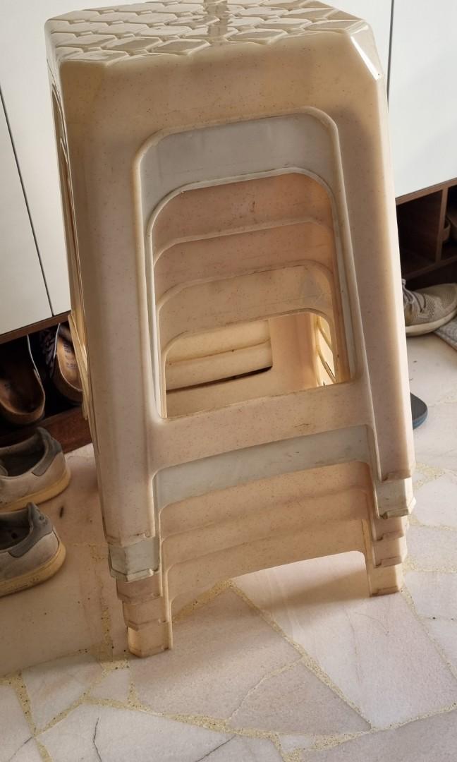 Ikea Plastic Stools, Furniture & Home Living, Furniture, Chairs on