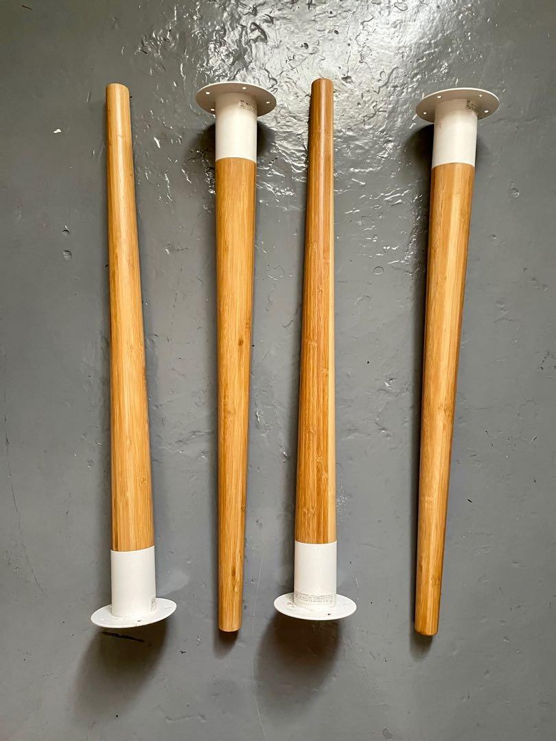 IKEA solid wood table legs, Furniture & Home Living, Furniture, Tables ...