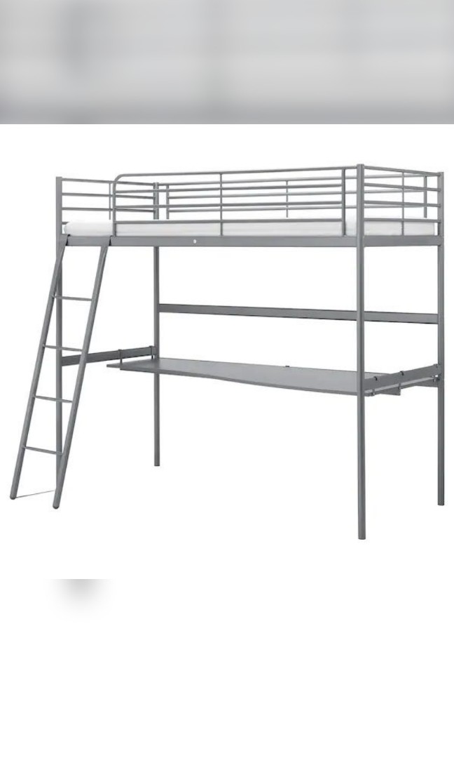 Ikea Svarta Loft Bed With Desk, Ikea Desk Loft Bed