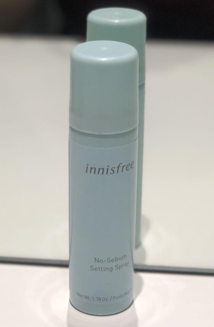 Innifsree no sebum setting spray, Kesehatan & Kecantikan, Kulit, Sabun
