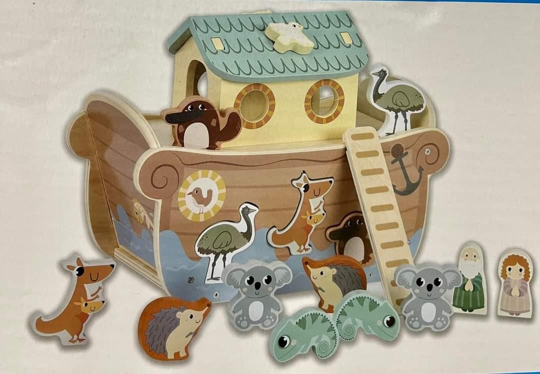 Jack And Jill Wooden Noah's Ark, Hobbies & Toys, Toys & Games on Carousell