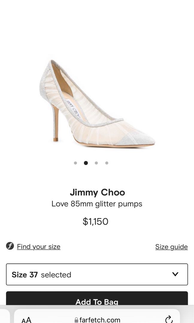 jimmy choo size guide